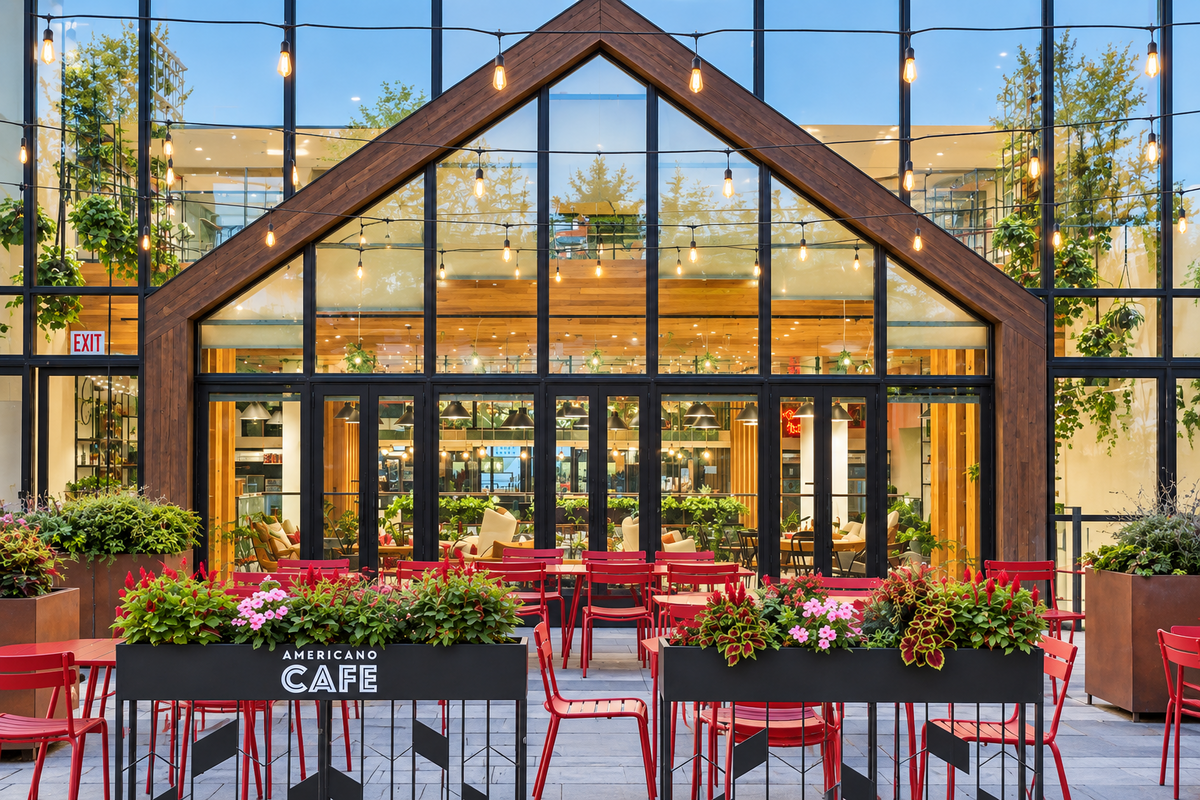 Patio at Americano Cafe