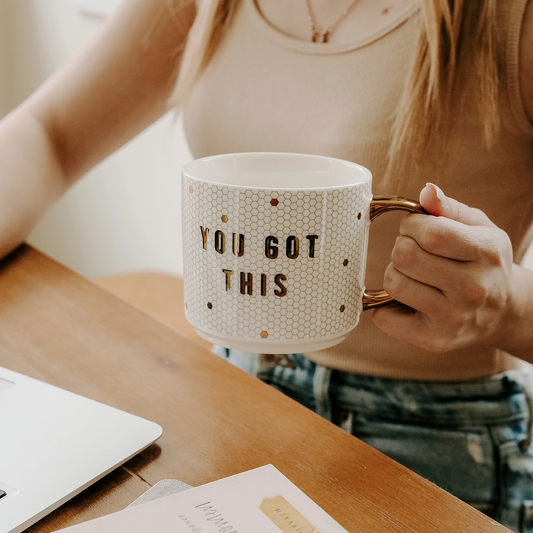 You Got This Gold Tile Coffee Mug