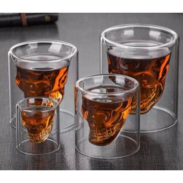 Double-layered Transparent Skull Coffee Mug