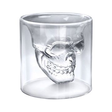 Double-layered Transparent Skull Coffee Mug